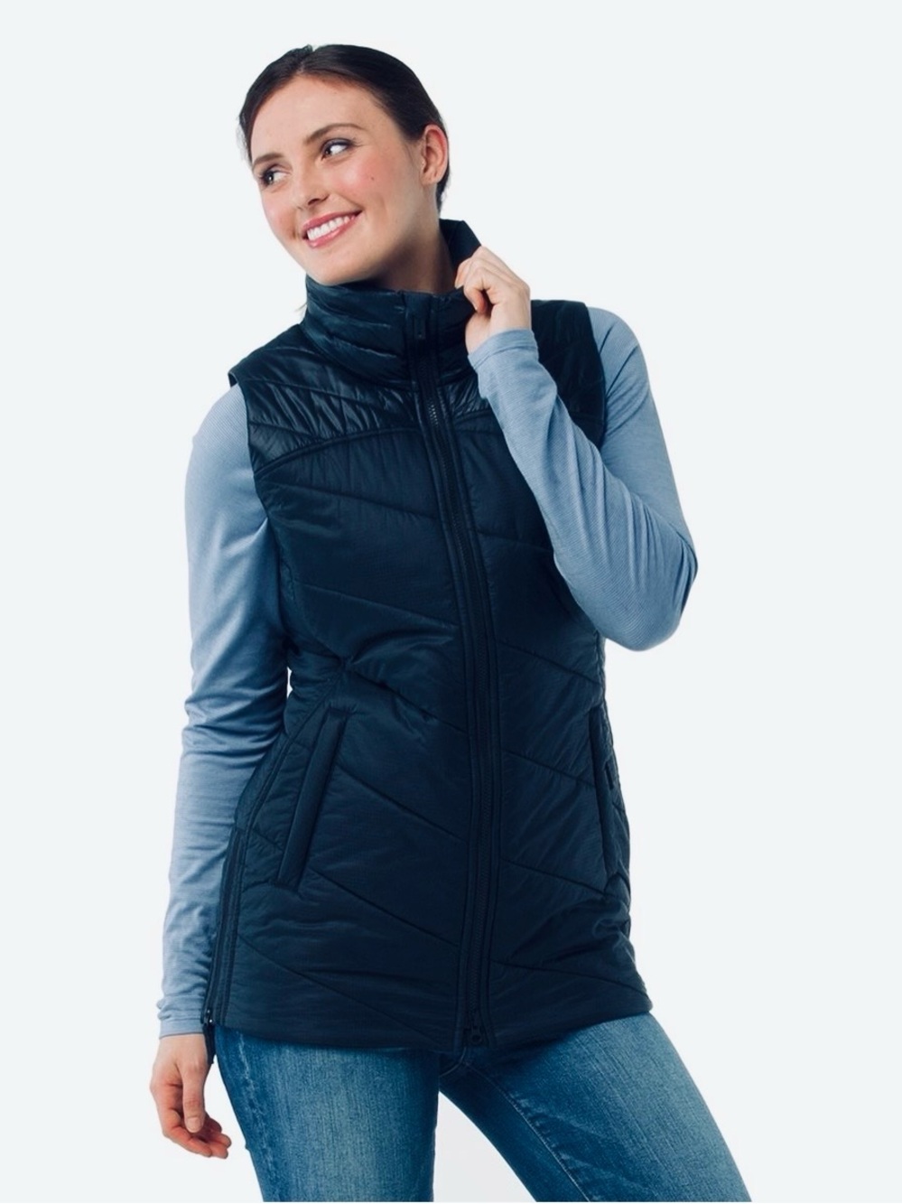 SMARTWOOL Smartloft 150 High Neck
Vest, navy